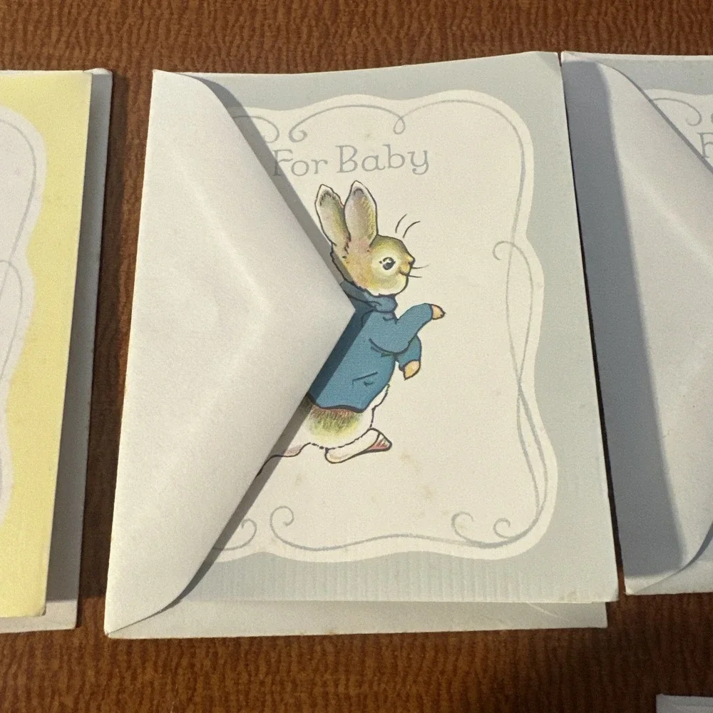 Set Of 8 Vtg Beatrix Potter Small Cards 